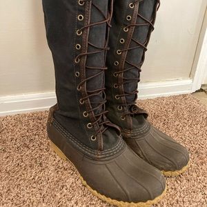 Women's Signature Waxed-Canvas Maine Hunting Shoe, 16"